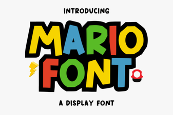 Font Tools & Project Ideas for Mario Pixel Style