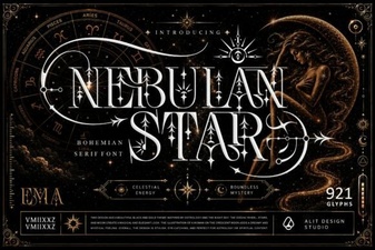 Nebulan Star: a Galaxy of Creative Font Ideas