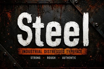 Steel Typefaces for Modern Design & Branding