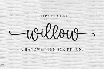 Willow Font: Elegant Script for Your Creative Projects